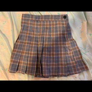 Skirt plaid H&M